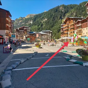 Valfrejus 19m2 Cosy 4 Couchages 60 M Des Pistes Appartement